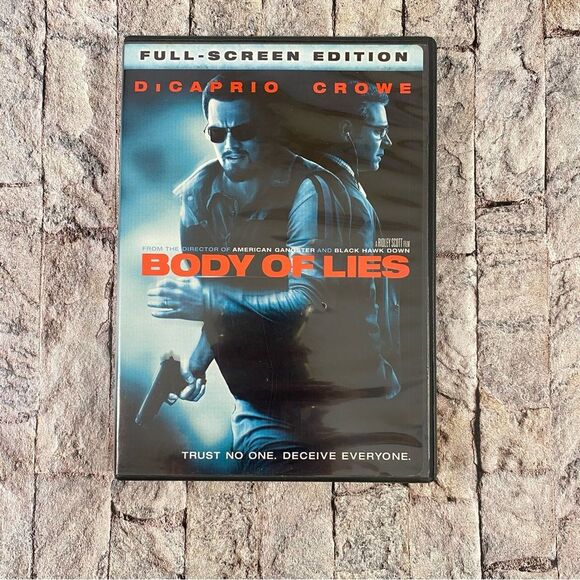 Body of Lies DVD Leonardo DiCaprio Russell Crowe Action Thriller Rated R - Picture 1 of 3